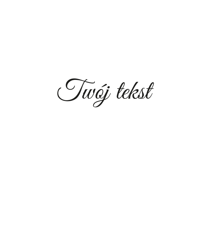 Krówki reklamowe twój tekst czarno białe