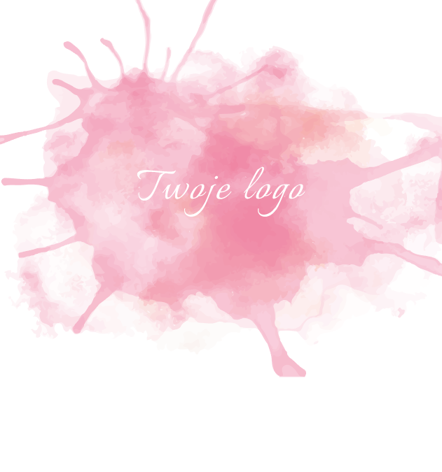 Krówki firmowe różowa plama