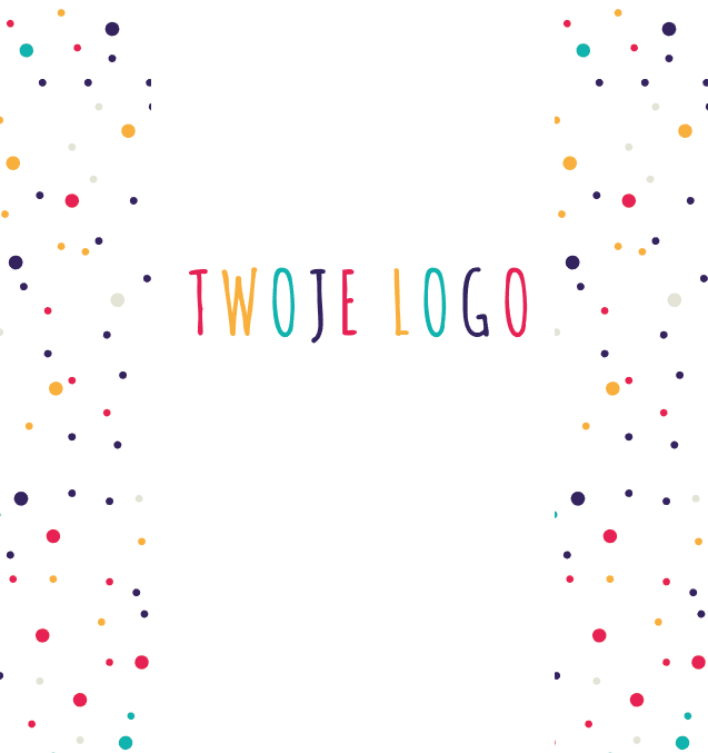 Krówki firmowe kolorowe kropki