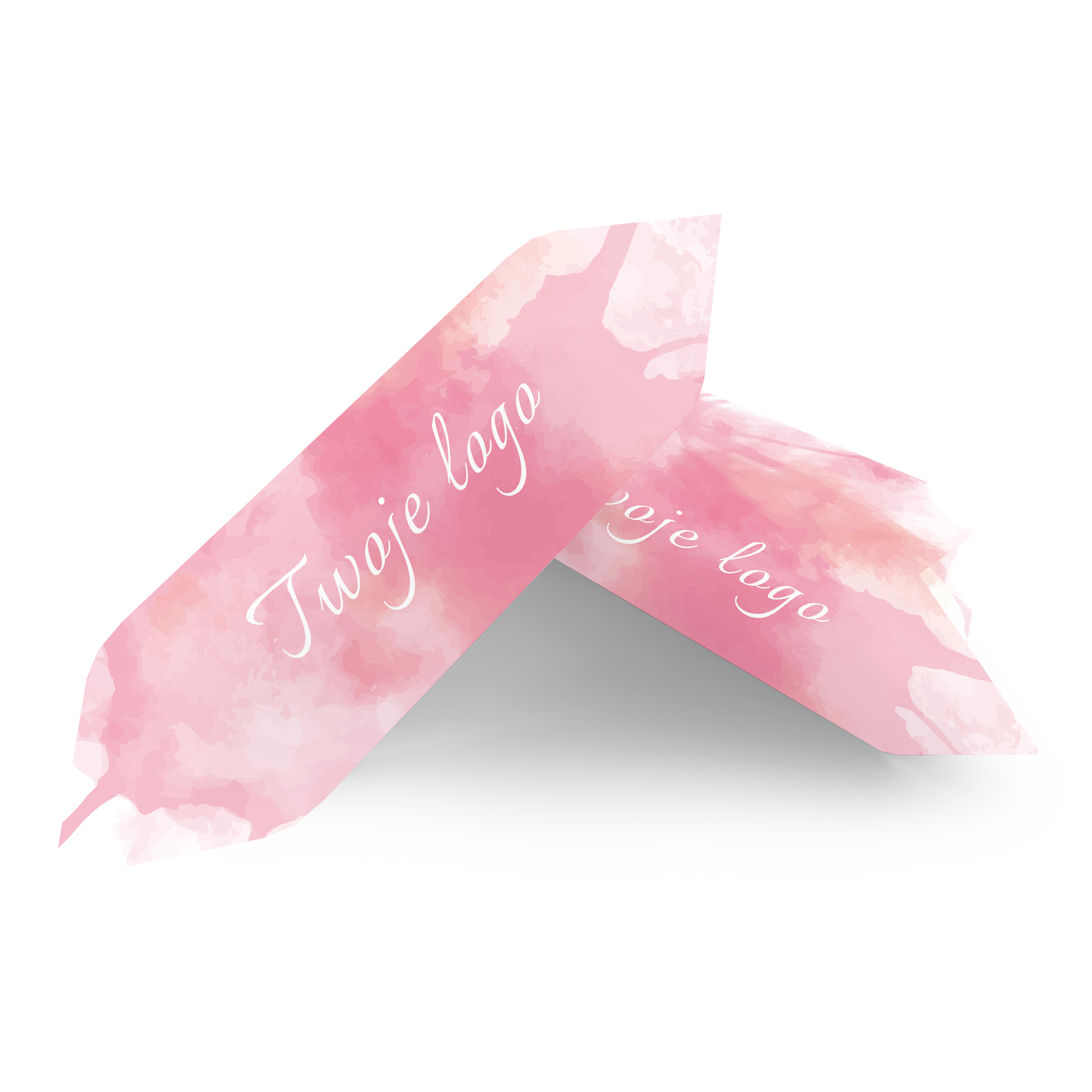 Krówki firmowe reklamowe z Twoim logo różowe