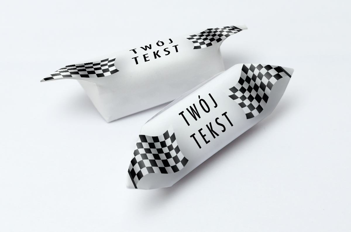 Krówki reklamowe twój tekst auto wyścigi
