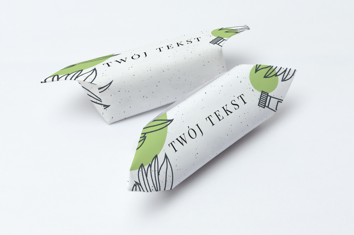 Krówki reklamowe twój tekst fryzjer salon urody