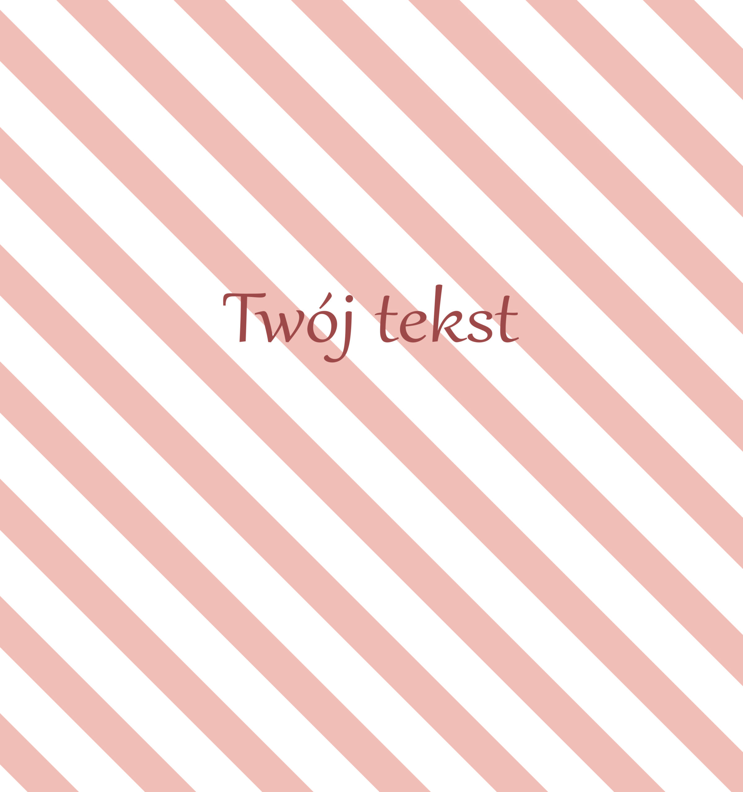 Krówki reklamowe twój tekst paski białe pomarańczowe