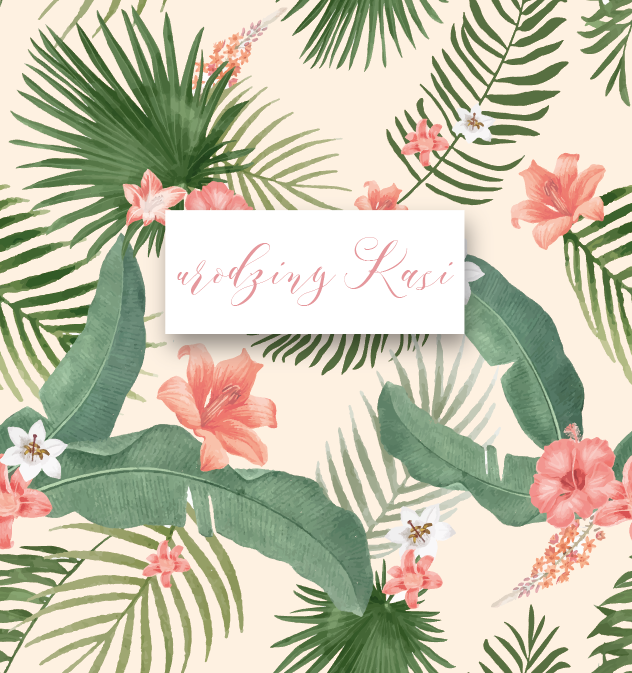 Krówki urodzinowe boho kwiaty