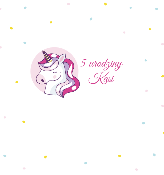Krówki urodzinowe różowy jednorożec