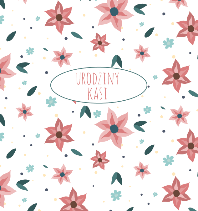 Krówki urodzinowe białe z kwiatami