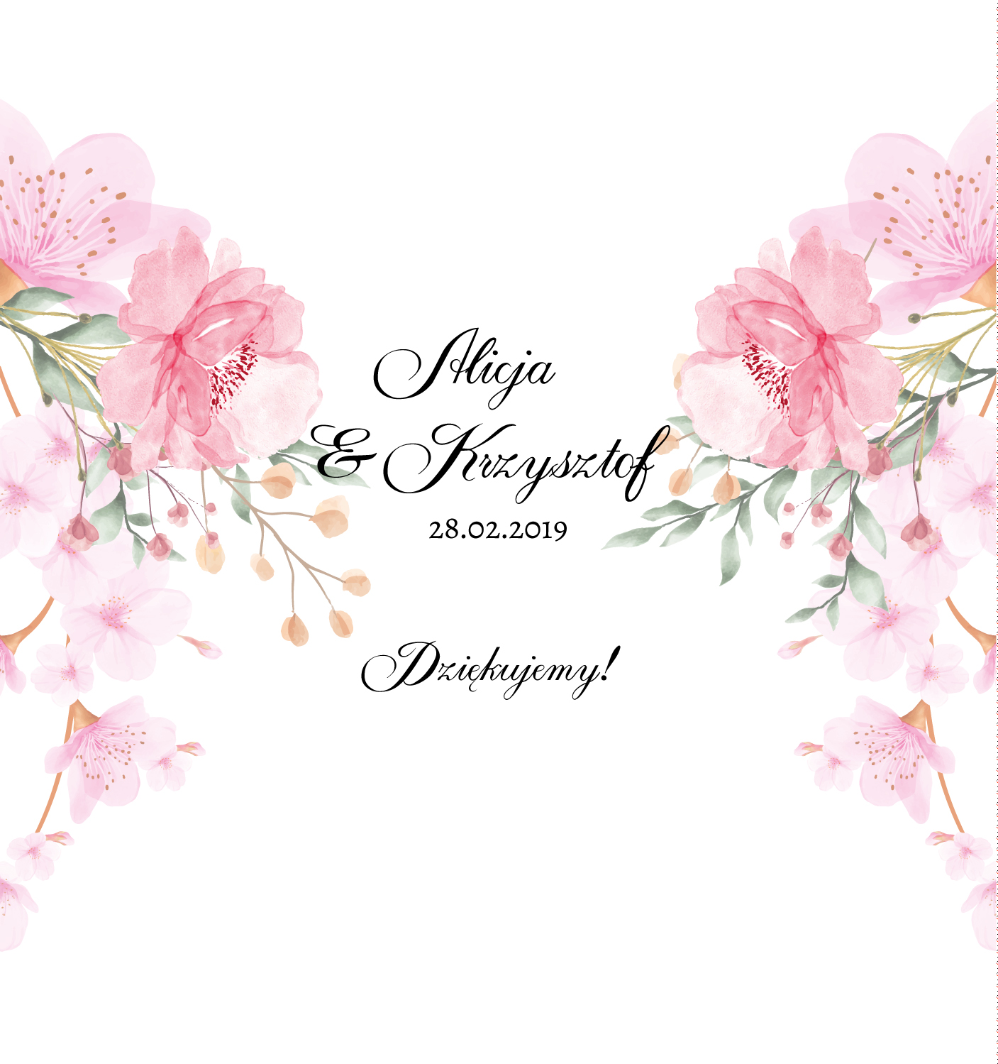 Krówki z pudrowym kwiatem