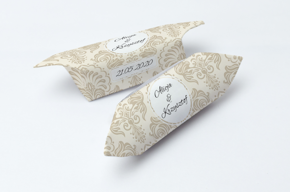 krówki na ślub i wesele eleganckie wzory