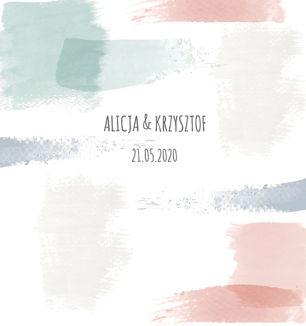 Krówki na ślub i wesele pastelowe pomarańczowe