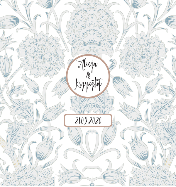 Krówki na ślub i wesele pastelowe kwiaty