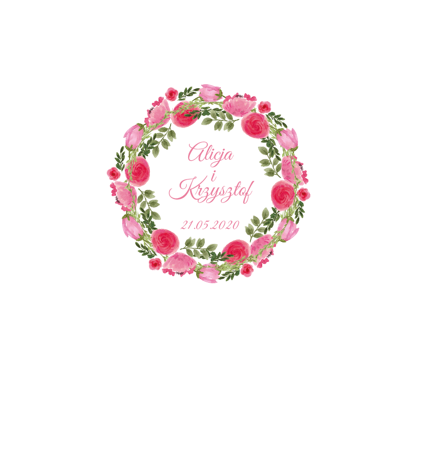 Krówki na ślub i wesele maki czerwone liście