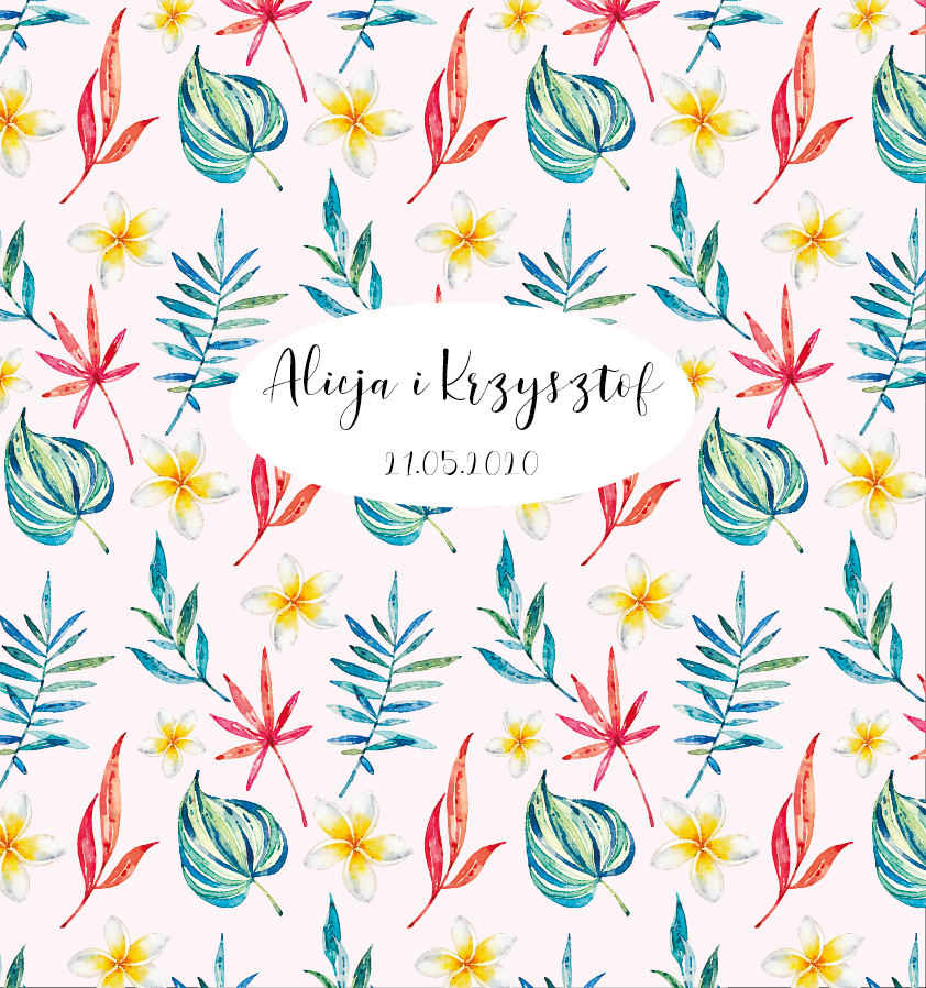 Krówki na ślub i wesele kwiaty kolorowe barwy