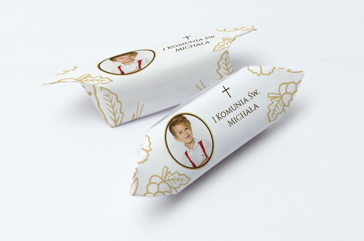 krówki komunijne ze zdjęciem