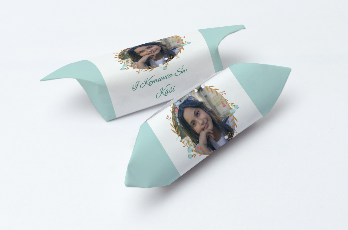 krówki komunijne ze zdjeciem