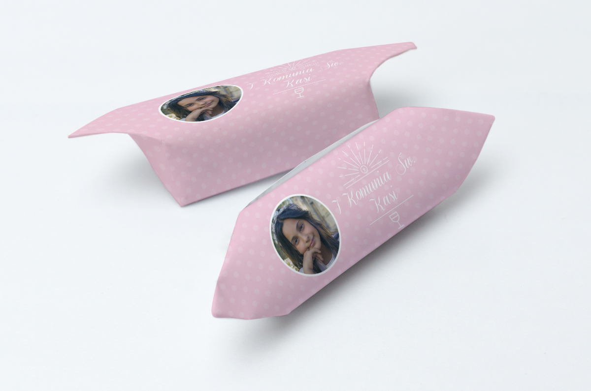 krówki na komunie ze zdjeciem