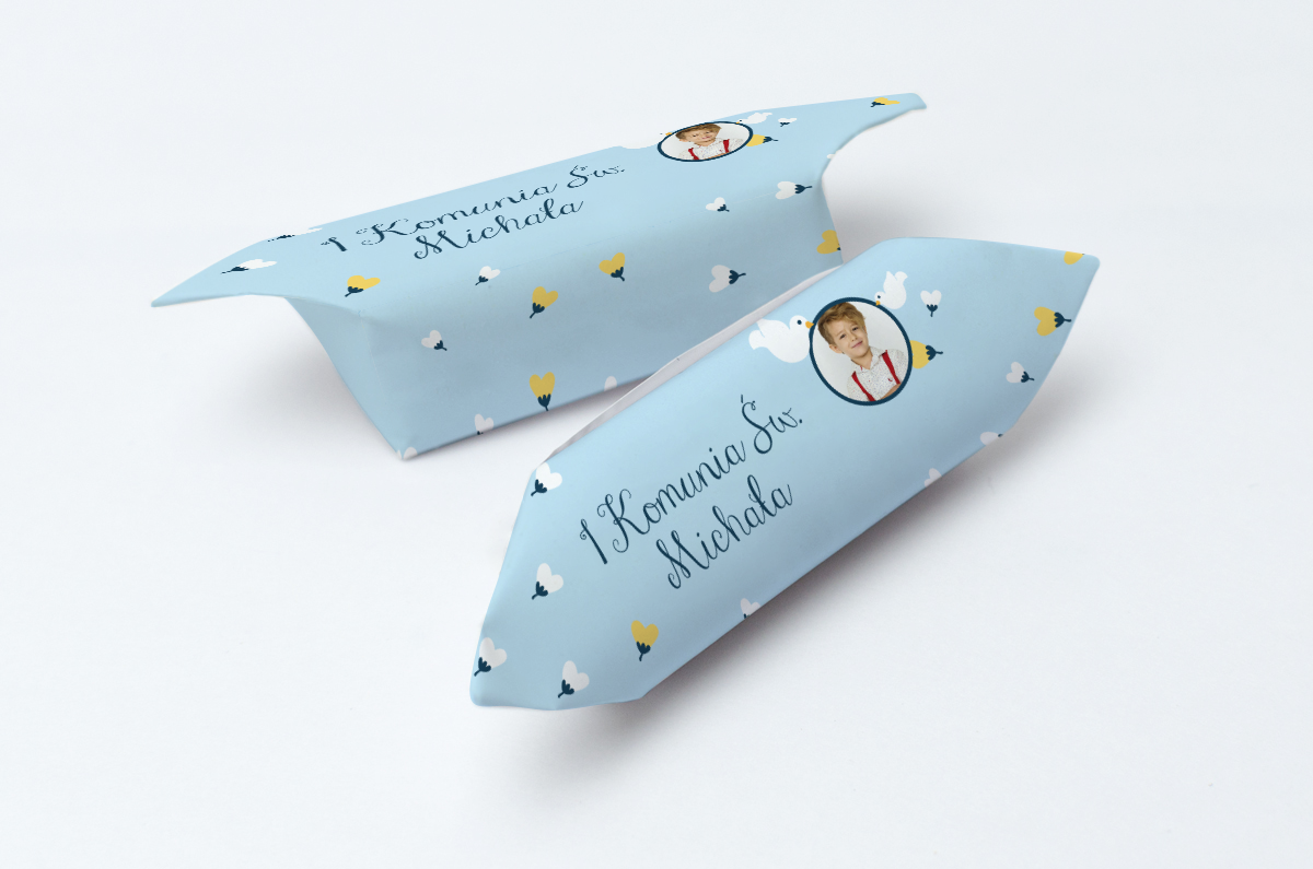 krówki na komunię ze zdjęciem