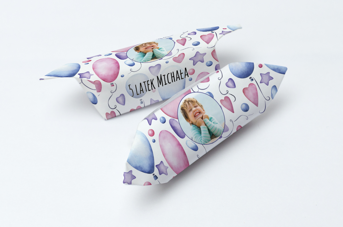 krówki na urodziny ze zdjęciem Twojego dziacka