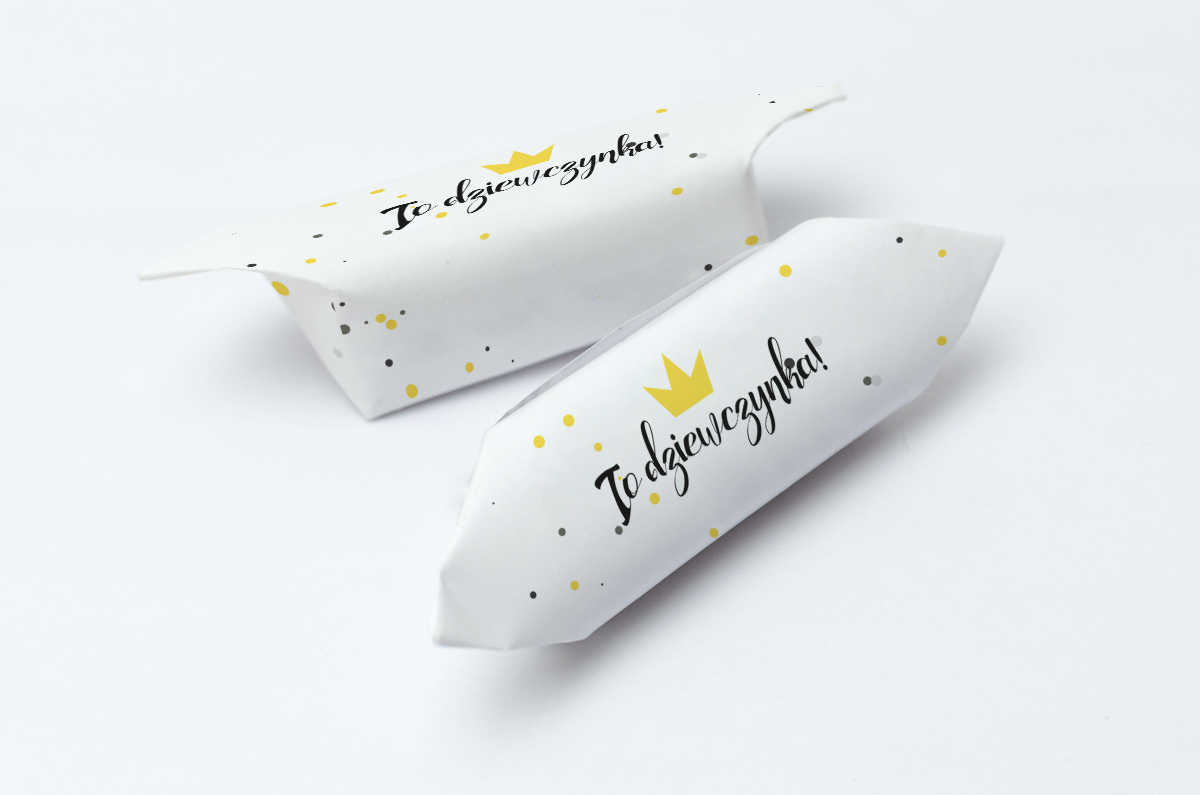 krówki na baby shower