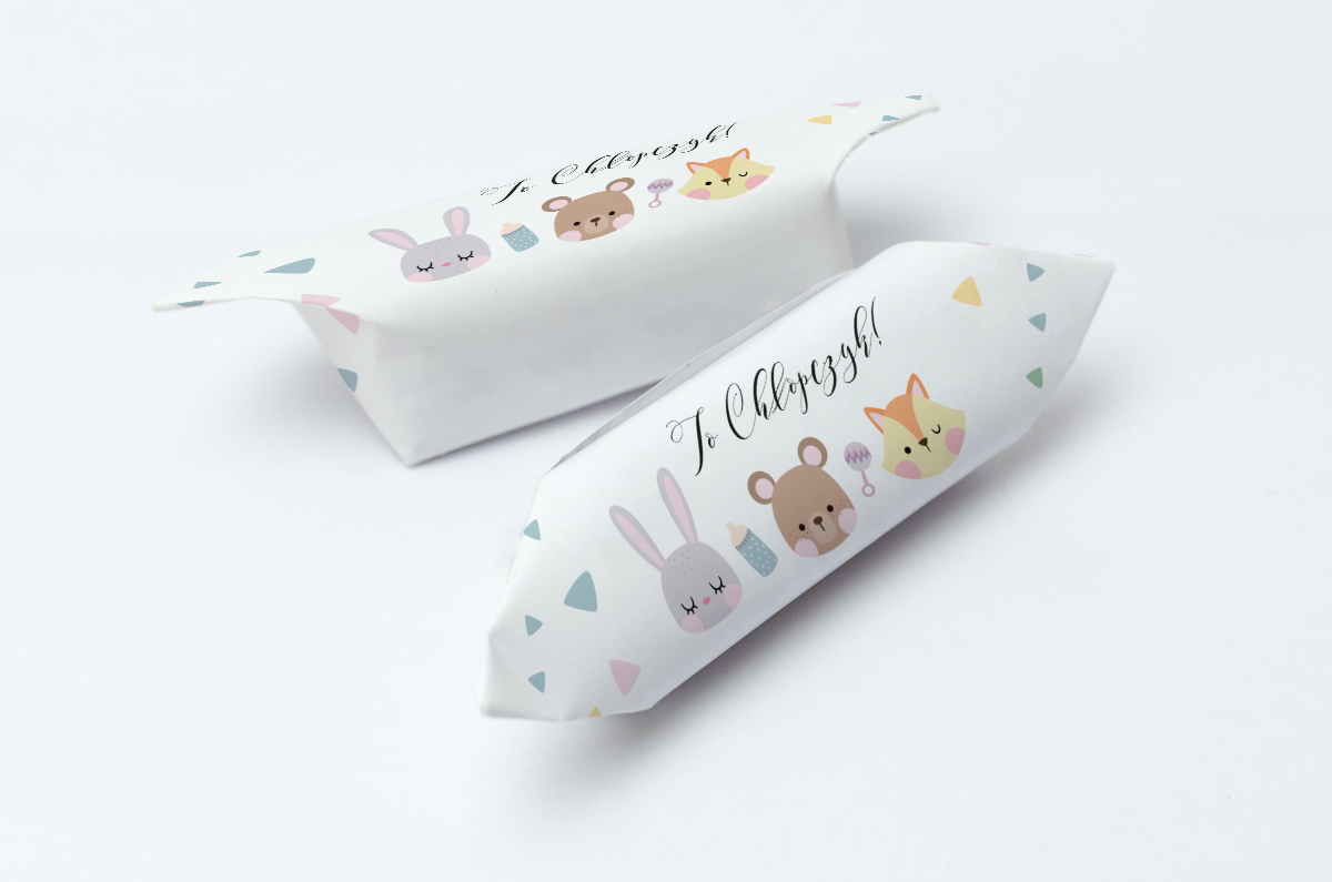 krówki na baby shower