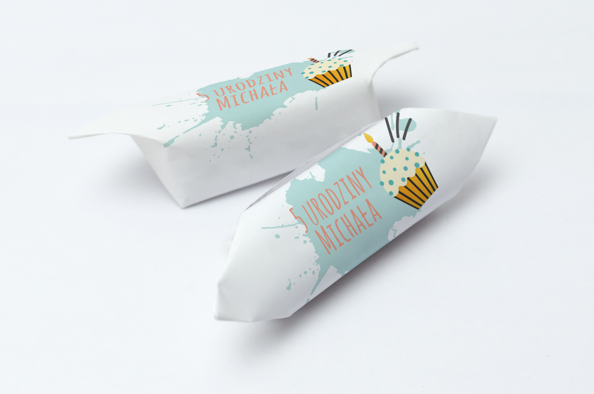 krówki na urodziny babeczka