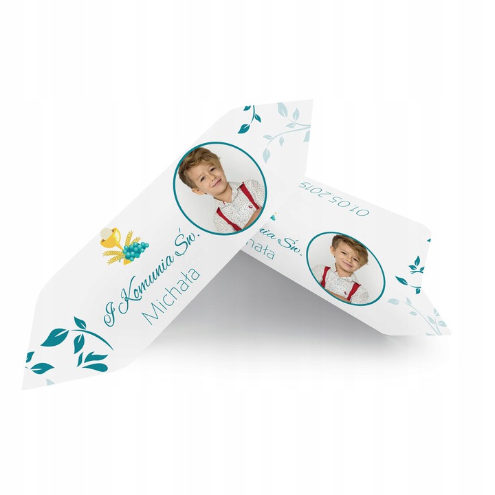 krówka na komunię ze zdjęciem