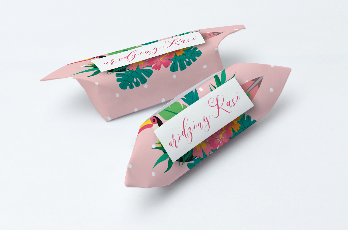 krówki na urodziny tropikalne