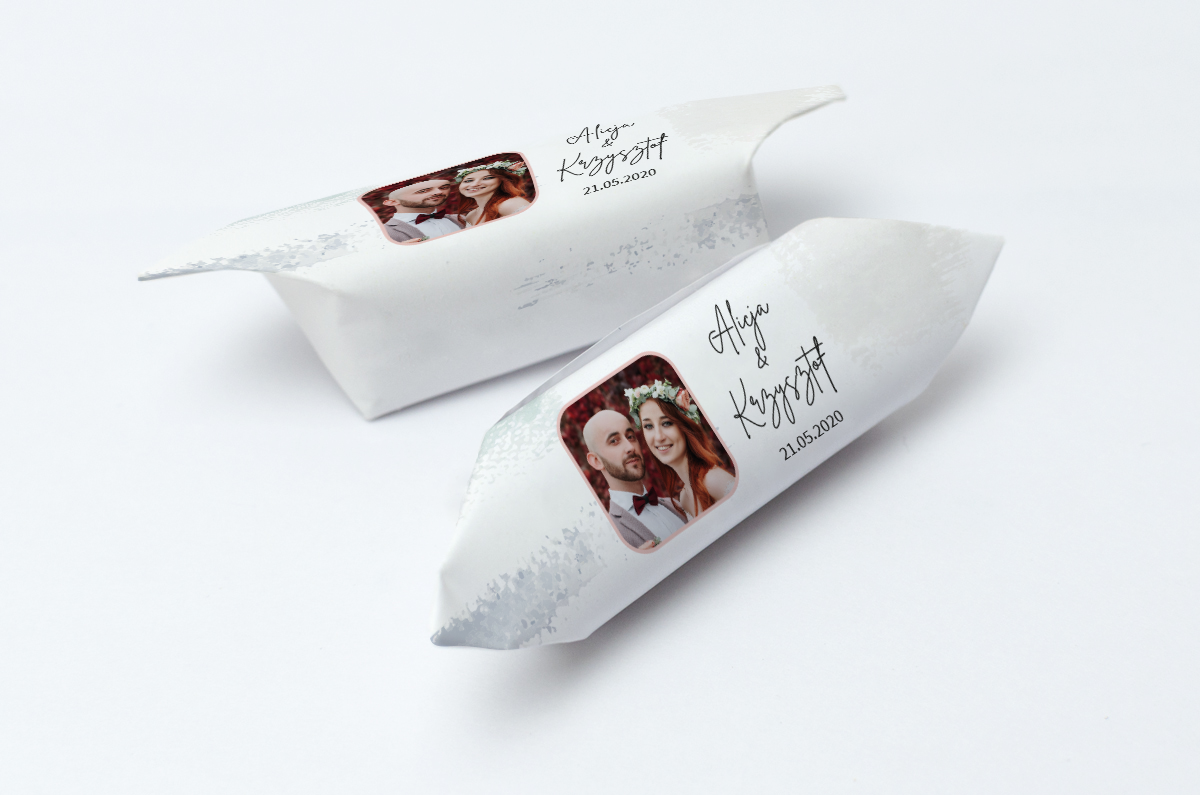 krówki weselne ze zdjęciem