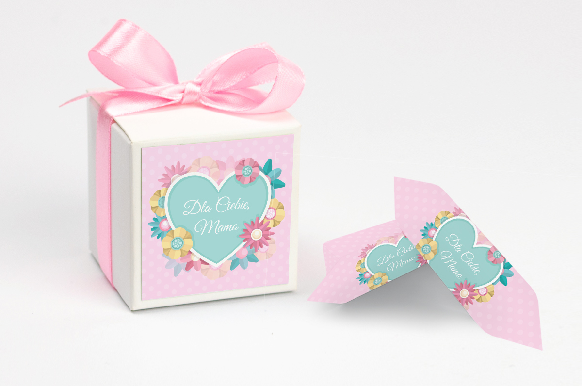 Pudełko z krówkami na Dzień Mamy