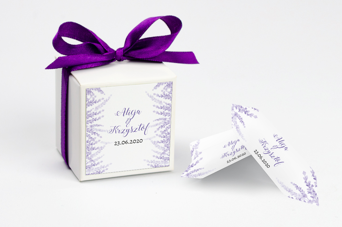 Pudełeczko z personalizacją z dwiema krówkami wzór 79