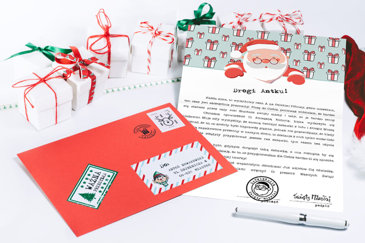 Groupon List Do Sw Mikolaja List od Świętego Mikołaja dla Chłopca - wzór 4 - SklepZKrowkami.pl